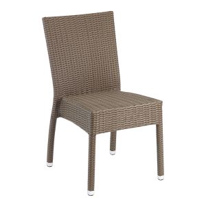 WIC-02 Outdoor Side Chair - Coffee