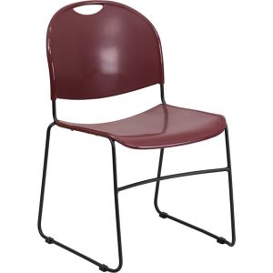 Hercules RUT-188 Stack Chair - Burgundy