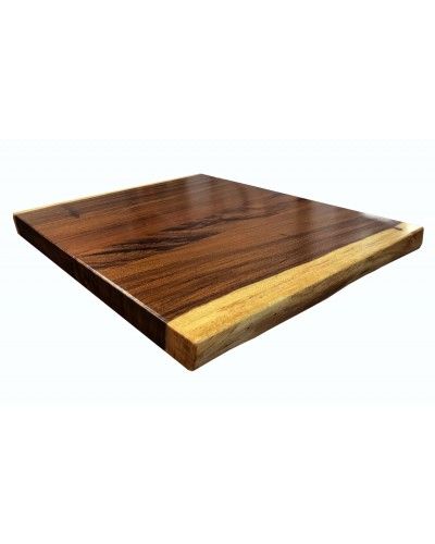 T19 South American Walnut Live Edge Butcher Block Table Top