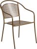 Round Back Outdoor Arm Chair - Gold