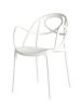 Star Outdoor Arm Chair - White