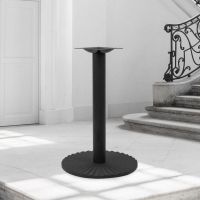 R5B600-18 Designer Table Base - Black Wrinkle