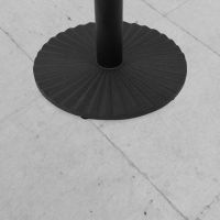 R5B600-18 Designer Table Base - Bottom Plate View