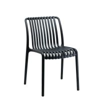 211 Resin Outdoor Side Chair - Black