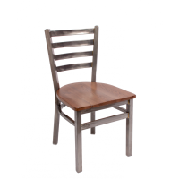 Lima Metal Frame Chair - Autumn Ash Wood Seat