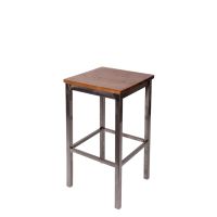 Trent Backless Barstool - Autumn Ash Wood Seat
