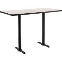 Rectangle Cafe Table - Bar Height - Fusion Maple
