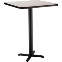 Square Cafe Table - Bar Height - Fusion Maple