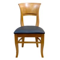 525 Wood Frame Chair - Oak - Front View