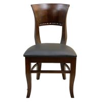 525 Wood Frame Chair - Walnut - Front View
