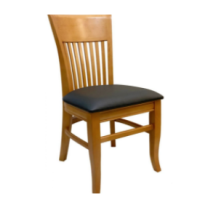 537 Wood Frame Chair - Oak Finish