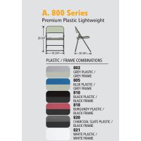 800 Plastic Folding Chair (Set of 4)