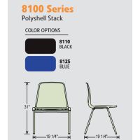 8100 Stack Chair Options