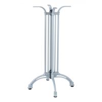 AL-1304 Outdoor Base - Dining Height - Silver