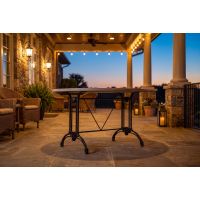 AL-1304 DP Rectangle Outdoor Table Base - Black