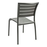AL-5000S - Gray Side Chair - Rear View