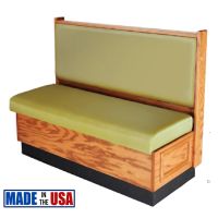 Anchor Restaurant Booth (shown w/ optional end panel moldings)