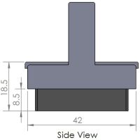 Aristocrat Double Wood Frame Booth - Measurements