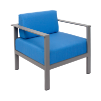 Belmar Outdoor Arm Chair - Soft Gray