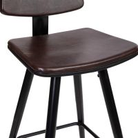 Kora Low Back Barstool - Closeup