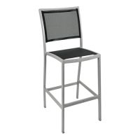 BAL-5624 Outdoor Barstool - Silver Black (without Arms)