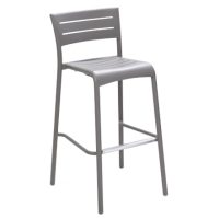 Outdoor Metal Barstool BAL-5000S - Gray