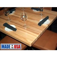 Restaurant Butcher Block Table Top - Square