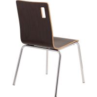 Bushwick Cafe Chair - Espresso - Rear View