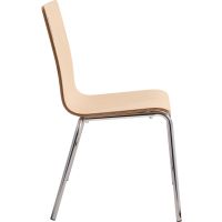 Bushwick Cafe Chair - Natural - Side View