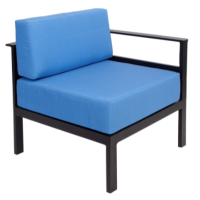 Belmar Outdoor Sofa Left Arm - Black