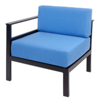 Belmar Outdoor Right Arm Sofa - Black