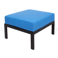 Belmar Outdoor Ottoman - Black