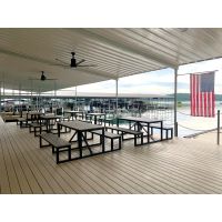 Durango Restaurant Picnic Table for Outdoor With Umbrella Hole