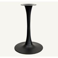 Trumpet Round Base Black Steel - 20" Round