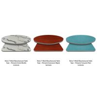 Retro Laminate Table Tops With Rippled Rubber Edge