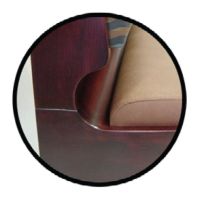 Coastal Restaurant Booth - Cupped Crumb Rail