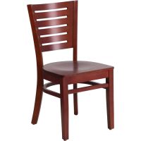 Darby Wood Frame Chair - Mahogany w/ Wood