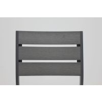 Durango Pic Nic Table - Gunmetal Frame with Gray Slats