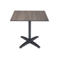 Element Outdoor Table Top - Mali Wenge - shown with base