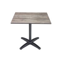 Element Outdoor Table Top - Vintage Pine - shown with base