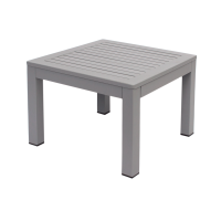 Belmar Outdoor End Table - Soft Gray