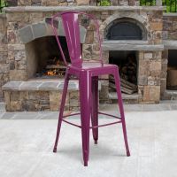 Kai Indoor Outdoor Barstool - Purple