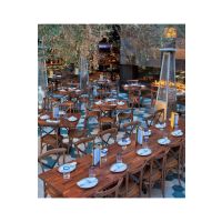T20 Black Walnut Butcher Block Table Top for Restaurants