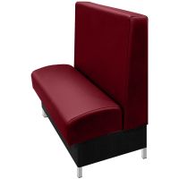 Grove Single Vinyl Booth - Wine Vinyl shown