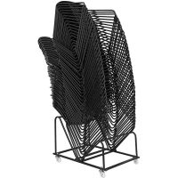 Hercules RUT-188 Stack Chair Dolly - with chairs