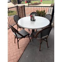Marina 809 Outdoor Chair - Black Mesh