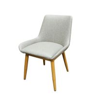 Amata Upholstered Bucket Seat Chair - Light Moss/Natural Clear Coat