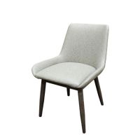 Amata Upholstered Bucket Seat Chair - Light Moss/Driftwood