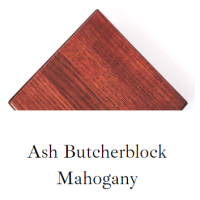 Ash Butcherblock Mahogany