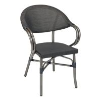 Metro A Outdoor Restaurant Arm Chair